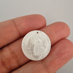 MEDALLA SAN BENITO ABAD NACAR - NA43 - comprar online
