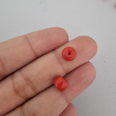 MURANO LISO 6mm x 7mm ROJO PAQ. 20 - MU113 - comprar online