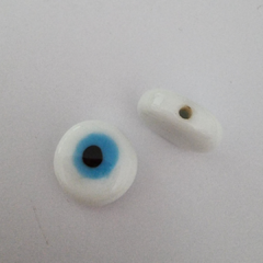 PASANTE MURANO VITRAL OJO BLANCO REDONDO - MU73