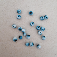 OJO TURCO BOLITA 4MM BLANCO - PAQ. 20 - MU96