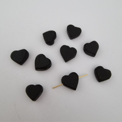 AZABACHE CORAZON HORIZONTAL 10 a 12mm - PI80