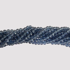 CRISTAL DONA 4mm AZUL NOCHE TRANSLUCIDO - TIRA - CD462 - comprar online