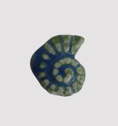 CERAMICA BUZIO ESPIRAL 20mm AZUL Y VERDE - UND - CE308 - comprar online