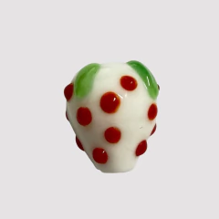 DIJE MURANO FRUTILLA BLANCA - MU145 - comprar online