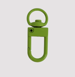 BROCHE LARGO ESMALTADO VERDE MANZANA - FO141 - comprar online