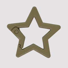 BROCHE ESTRELLA ESMALTADO BEIGE - FO129 - comprar online