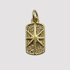 DIJE PLAQUITA ESTRELLA ANDALUZA - DI575 - comprar online