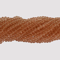 CRISTAL CHECO DONA 3mm ROSA SALMON TRANSLUCIDO - CD331 - comprar online