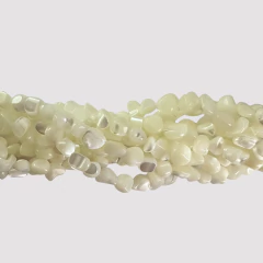 NACAR PULIDO IRREGULAR BLANCO 6mm - TIRA - NA68