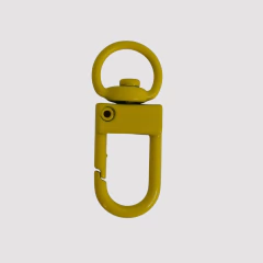 BROCHE LARGO ESMALTADO AMARILLO - FO138 - comprar online