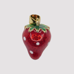 DIJE FRUTILLA METALIZADA - DI304 - comprar online