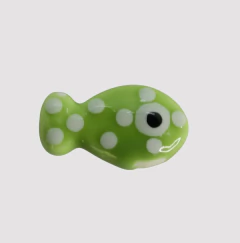 CERAMICA PEZ LUNARES VERDE - UND - CE273 - comprar online