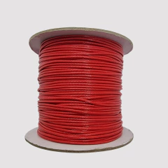 CORDON PIEL DE SEPIENTE 1mm ROJO - METRO - HS19 - comprar online