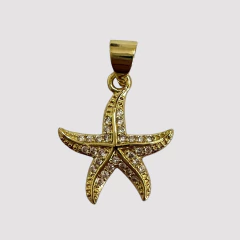 DIJE ESTRELLA DE MAR CON MICRO ZIRCONIAS - DI550