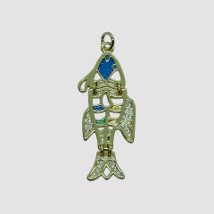 DIJE PEZ ARTICIULADO CHATO - UND - DI633 - comprar online