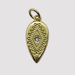 DIJE GOTA INVERTIDA OJO TURCO - DI577 - comprar online