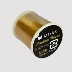 HILO MIYUKI DORADO OSCURO - ROLLO 50 METROS - MY25 en internet
