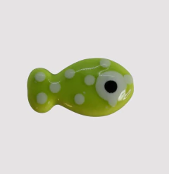 CERAMICA PEZ LUNARES VERDE MANZANA - UND - CE274 - comprar online