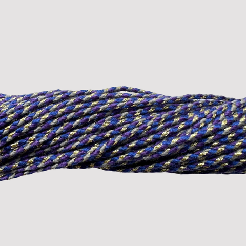 CORDON TRENZADO AZUL/VIOLETA/GRIS/DORADO - METRO - CT21 - comprar online