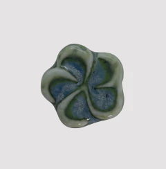 CERAMICA FLOR HAWAI VERDE Y AZUL - UND - CE297 - comprar online