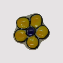 CERAMICA FLOR AMARILLA - UND - CE331 - comprar online