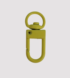 BROCHE LARGO ESMALTADO AMARILLO PASTEL - FO139 - comprar online