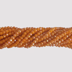 CRISTAL DONA 4mm NARANJA CLARO - TIRA - CD460 - comprar online