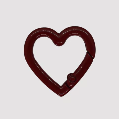 BROCHE CORAZON ESMALTADO ROJO - FO105 - comprar online