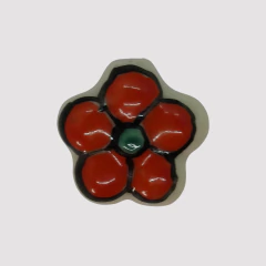 CERAMICA FLOR ROJA - UND - CE329 - comprar online
