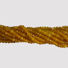 AGATA DONA FACETADA 4mm MOSTAZA - PI86 - comprar online