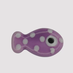 CERAMICA PEZ LUNARES VIOLETA - UND - CE262 - comprar online