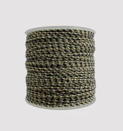 CORDON TRENZADO BLANCO/GRIS/NEGRO/DORADO - METRO - CT22 - comprar online