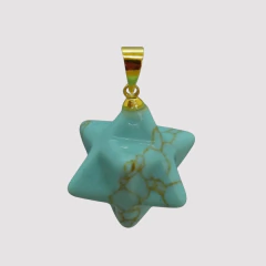 DIJE ESTRELLA TURQUESA - UND - PI288 - comprar online