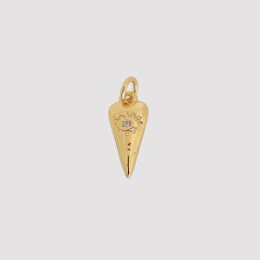 DIJE CORAZON LARGO OJITO - UND - DI585 - comprar online