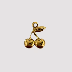 DIJE PEQUEÑO CEREZAS 9,8mm - UND - DI562