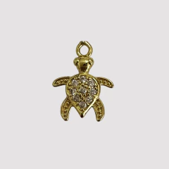 DIJE TORTUGA CON MICRO ZIRCONIAS - DI539