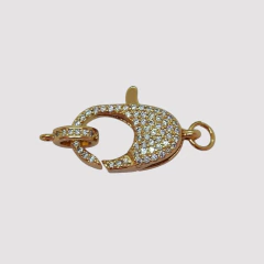 BROCHE CON MICROZIRCONIAS 21,1mm - FO79 - comprar online