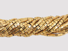 CRISTAL CHECO CILINDRO HEXAGONAL DORADO - TIRA - CC421 - comprar online
