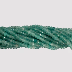 AGATA DONA FACETADA 4mm TURQUESA CLARO - PI277 - comprar online