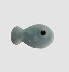 CERAMICA PEZ LUNARES CELESTE - UND - CE272 - comprar online
