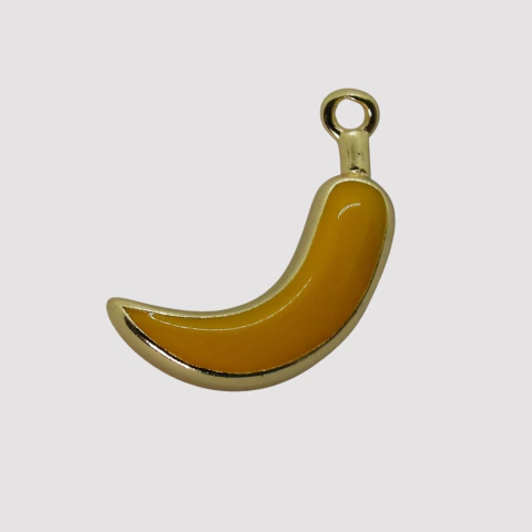 DIJE ESMALTADO BANANA - DI155 - comprar online
