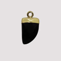 DIJE CUERNITO OBSIDIANA - UND - PI198 - comprar online