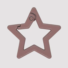 BROCHE ESTRELLA ESMALTADO ROSA - FO120 - comprar online