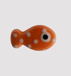 CERAMICA PEZ LUNARES NARANJA - UND - CE269 - comprar online