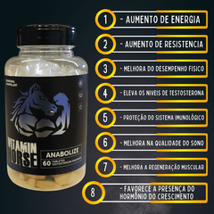 Anabolize Pré Hormonal Estimulante Testo 60 Tabletes - comprar online