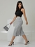 Calça Pantacourt Cinza - comprar online