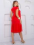 Vestido Soltinho de Viscolycra Vermelho - Mayara Manzano