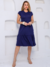 Imagem do Vestido Soltinho de Viscolycra Azul