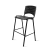Taburete plástico 7000 con estructura negra - comprar online