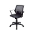 Silla red giratoria con base plástica negra